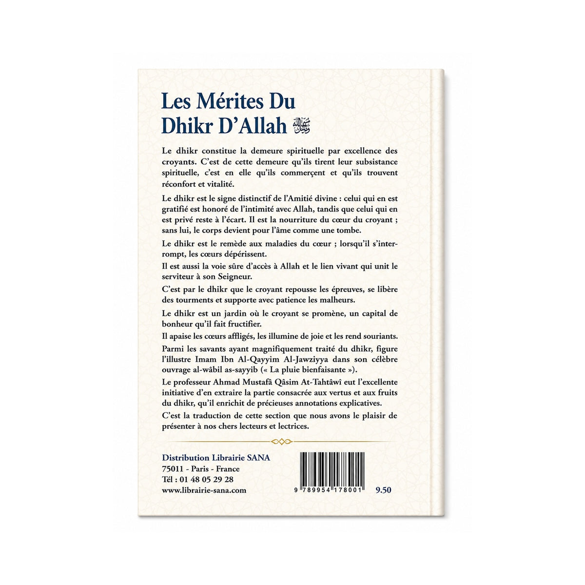 Les Mérites du Dhikr d'Allah