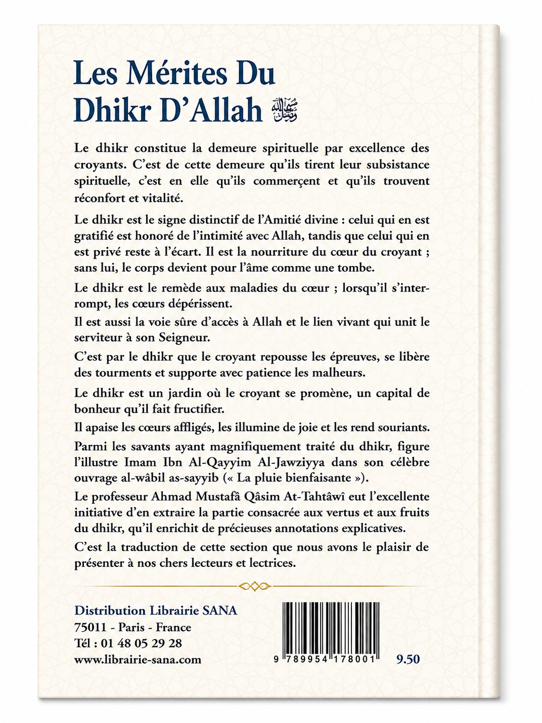 Les Mérites du Dhikr d'Allah