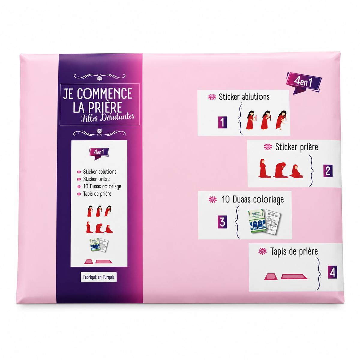 Pochette 4 en 1 - Je commence la prière - Filles débutantes