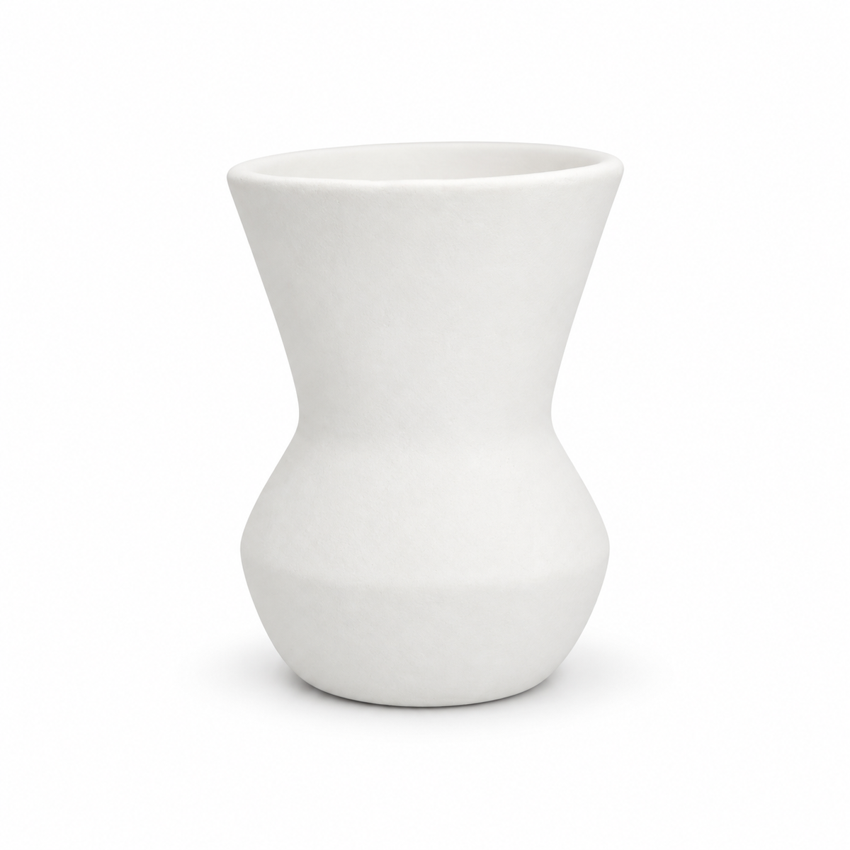 Encensoir en céramique blanc - Forme vase