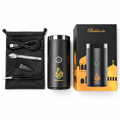 ENCENSOIR ELECTRIQUE BUKHOOR RECHARGEABLE - KIT COMPLET