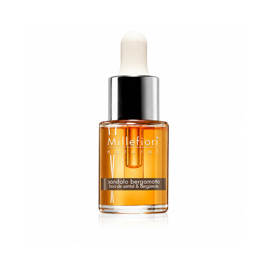 Huile Parfumée pour Bougie – Bois de Santal & Bergamote – 15 ml