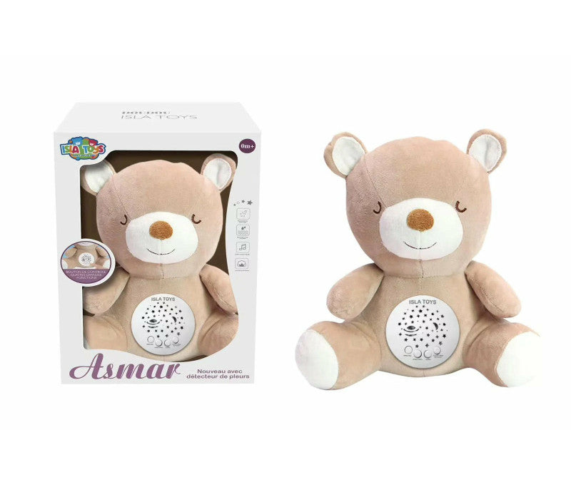 OURSON VEILLEUSE CORANIQUE AVEC DETECTEUR DE PLEURS