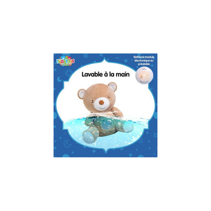OURSON VEILLEUSE CORANIQUE AVEC DETECTEUR DE PLEURS